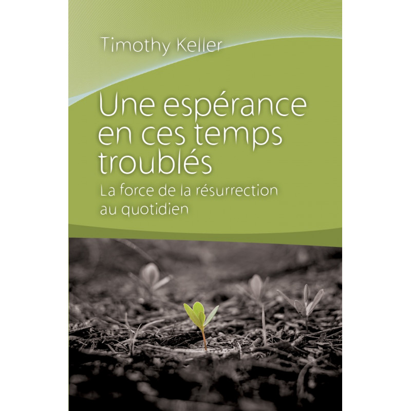 Image de couverture du livre "Une espérance en ces temps troublés"