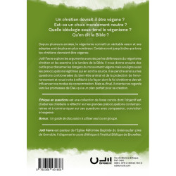 Quatrième de couverture du livre Véganisme de Joël FAVRE publié aux Editions Clé