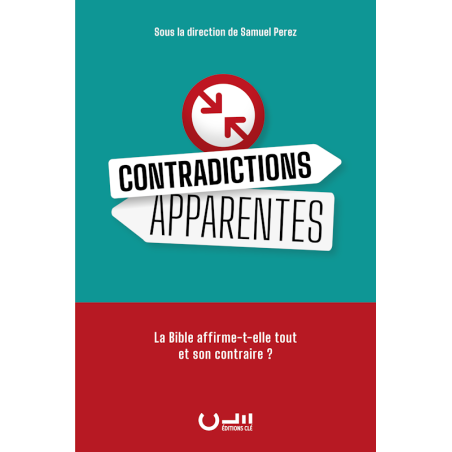 Première de couverture du livre "Contradictions apparentes" publié aux Éditions Clé