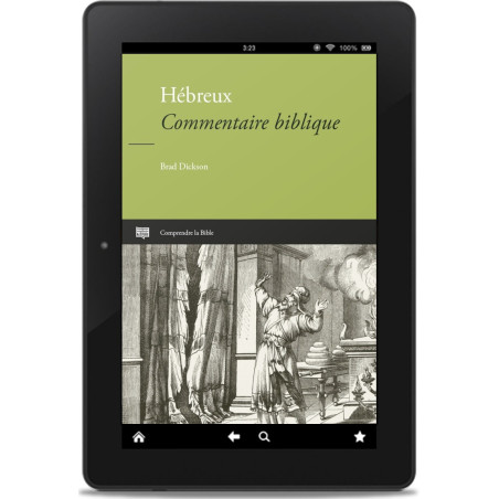 Première de couverture du l'ePub "Hébreux - commentaire biblique" de Brad Dickson publié aux Editions Clé